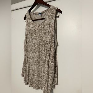 XXL Leopard Print Swing Tank from Old Navy